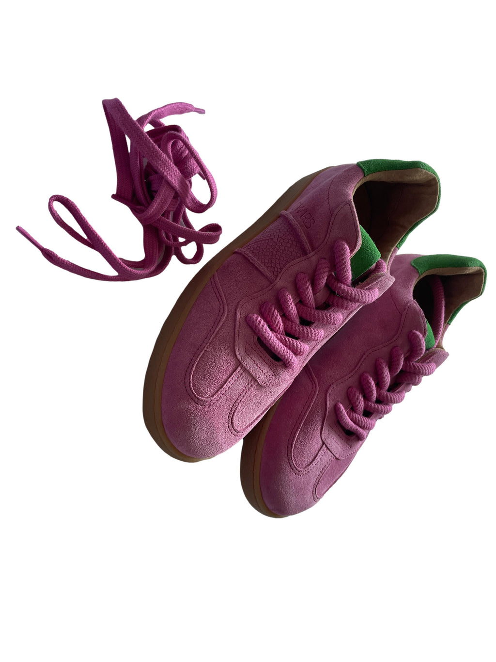 DWRS POONA Damen Schuhe Größe 39, Pink/Green - NEU