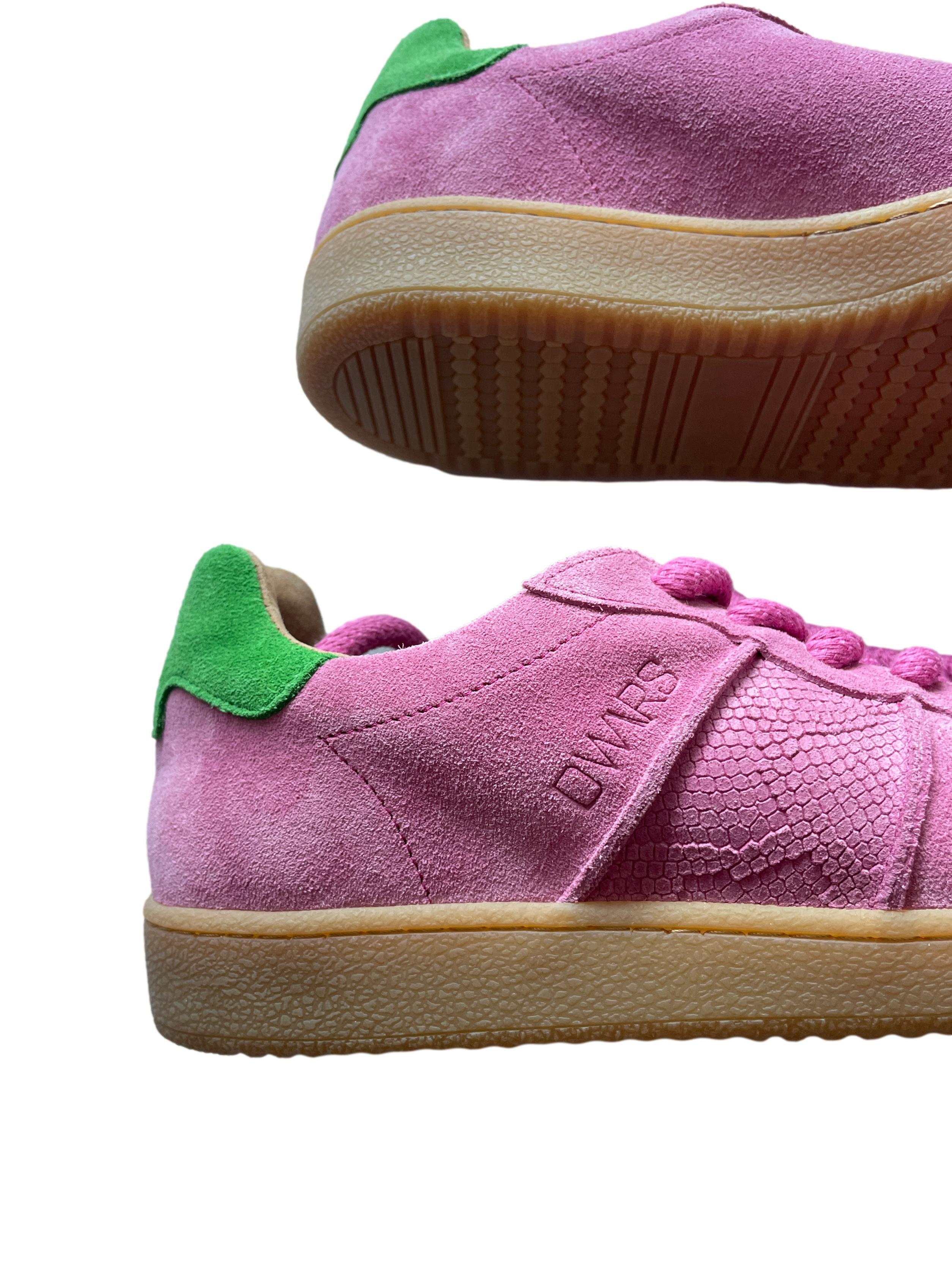 DWRS POONA Damen Schuhe Größe 39, Pink/Green - NEU