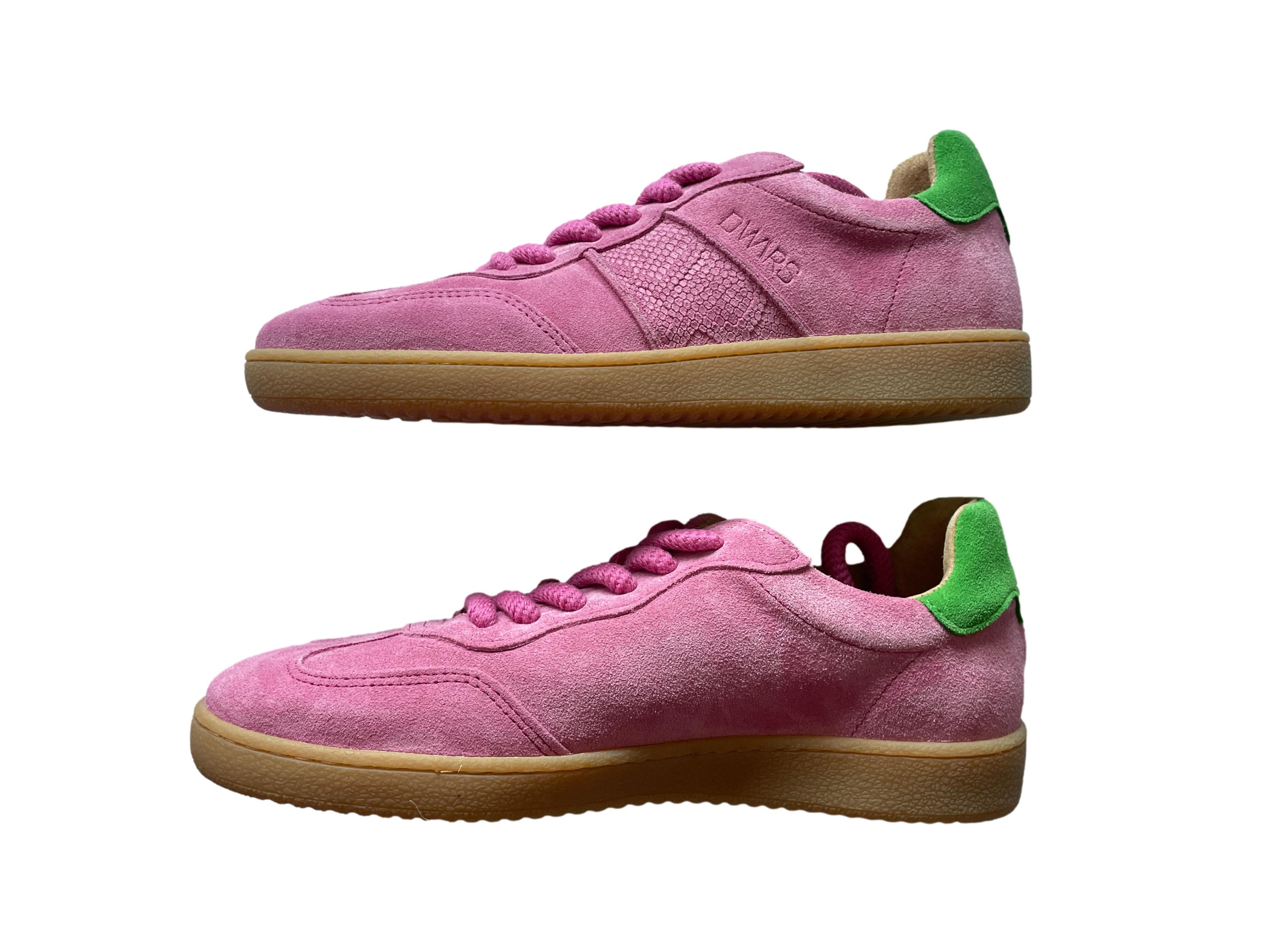 DWRS POONA Damen Schuhe Größe 39, Pink/Green - NEU