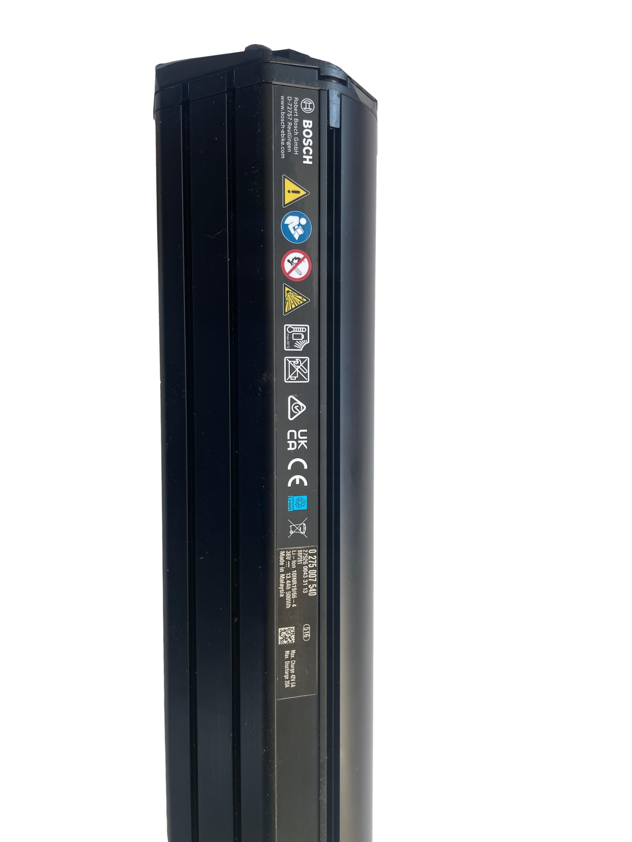 Bosch Powertube 500 - Energieinhalt (aktuell) 96% -  vertikal