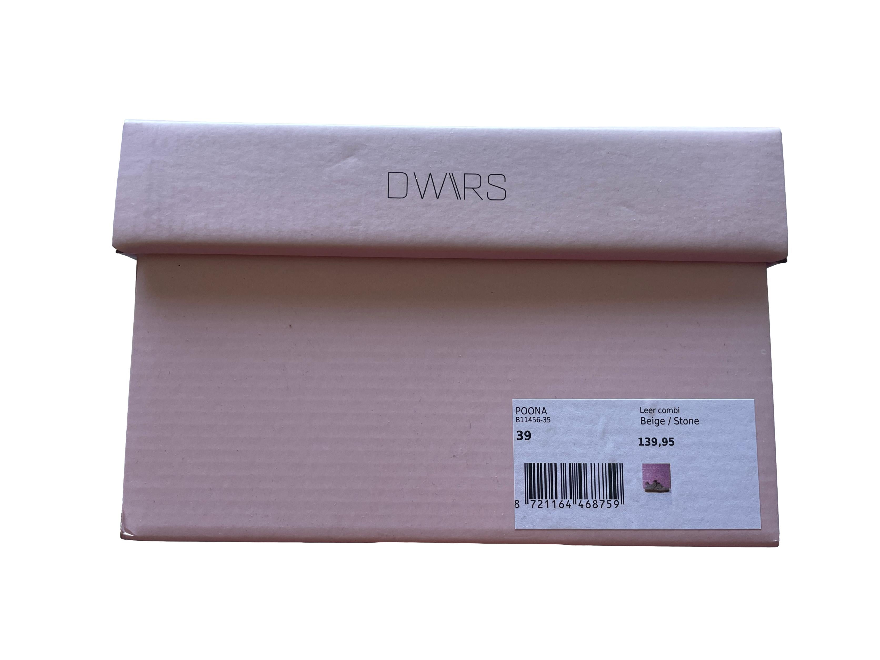 DWRS POONA Damen Schuhe Größe 39, Beige / Stone - NEU