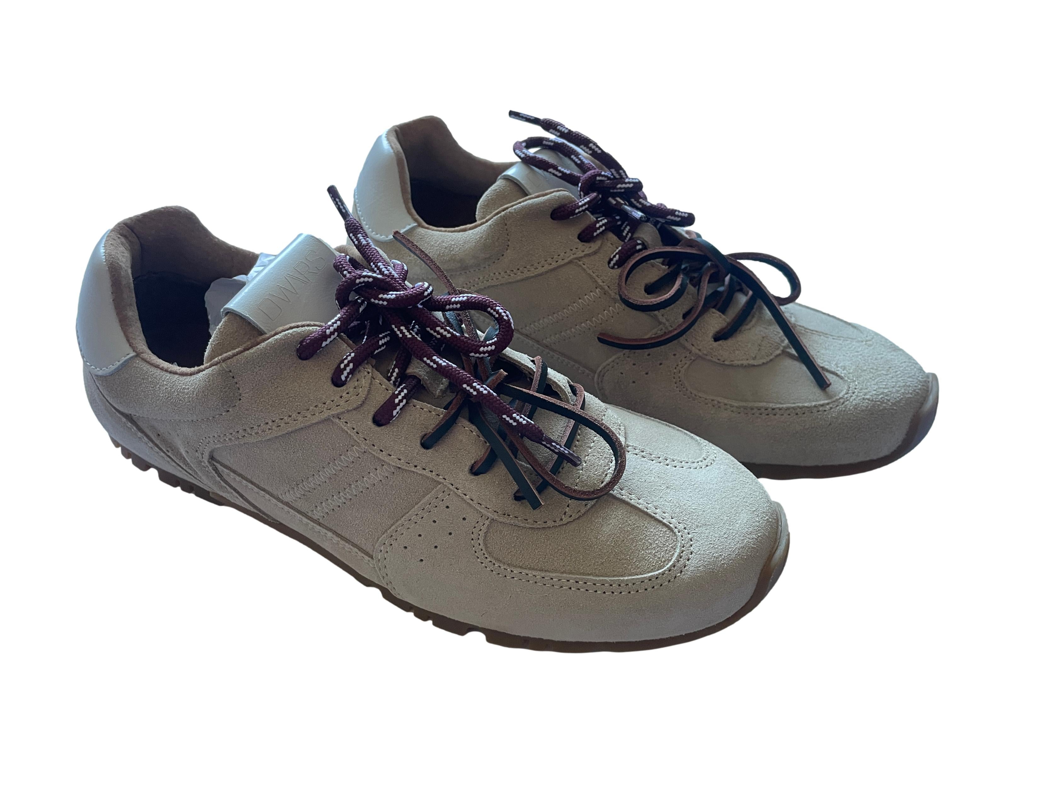 DWRS BAY Damen Schuhe Größe 40, Beige/Bordeaux - NEU