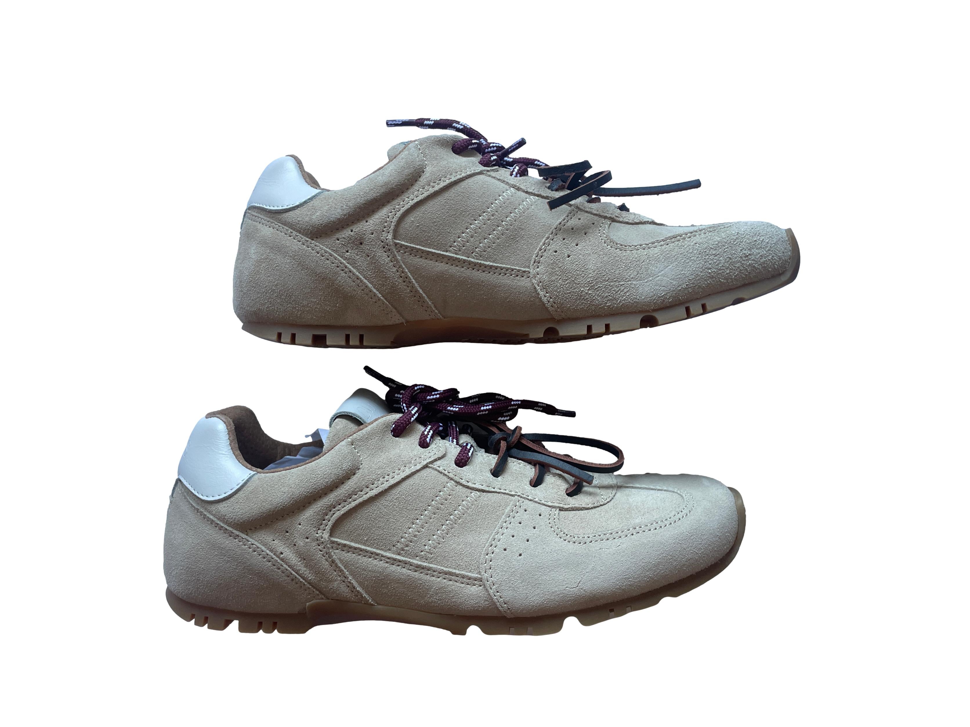 DWRS BAY Damen Schuhe Größe 40, Beige/Bordeaux - NEU