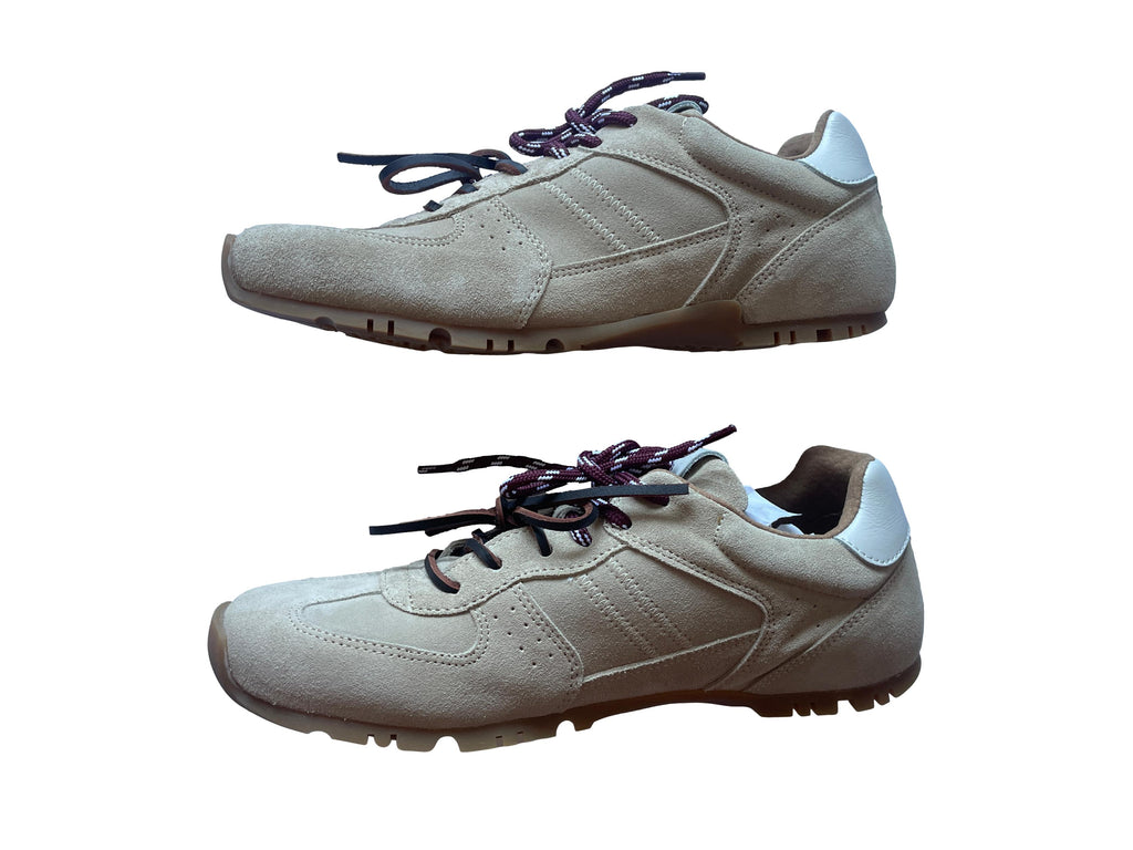 DWRS BAY Damen Schuhe Größe 40, Beige/Bordeaux - NEU