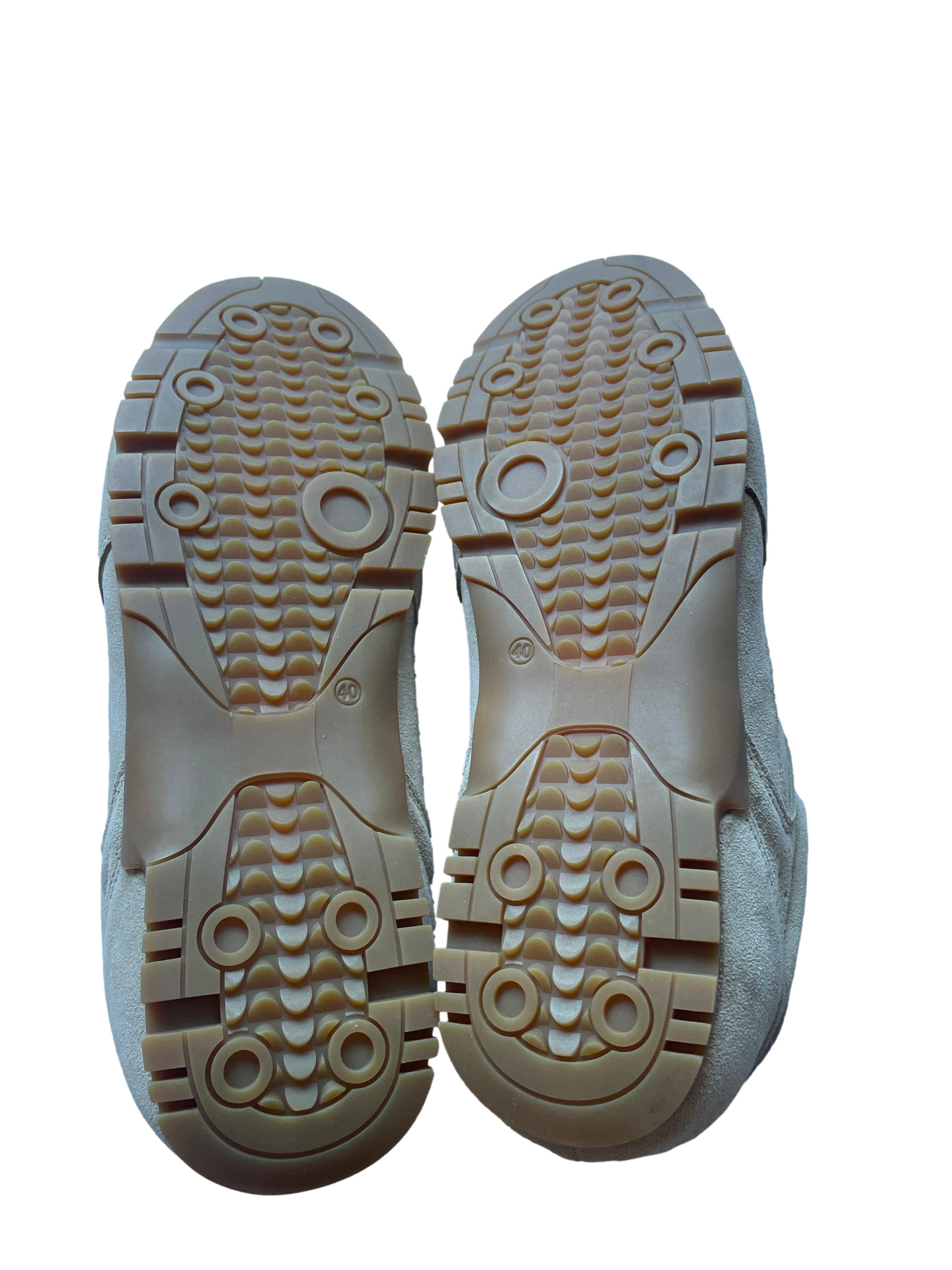 DWRS BAY Damen Schuhe Größe 40, Beige/Bordeaux - NEU