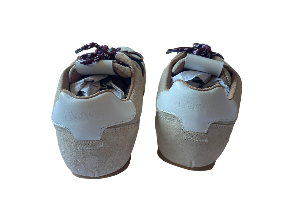 DWRS BAY Damen Schuhe Größe 40, Beige/Bordeaux - NEU