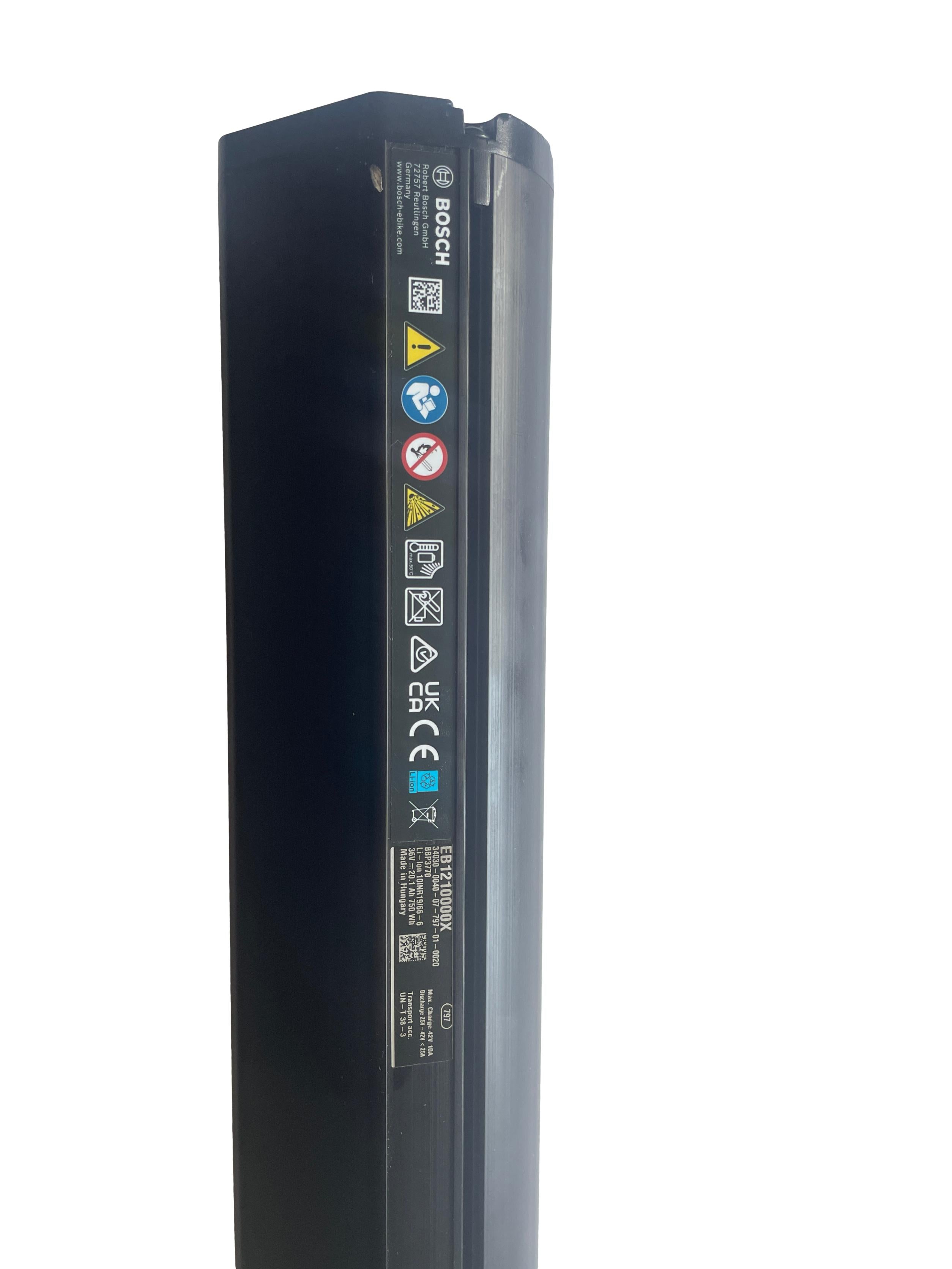 Bosch Powertube 750 - SMART SYSTEM - Energieinhalt (aktuell): 93% -  horizontal