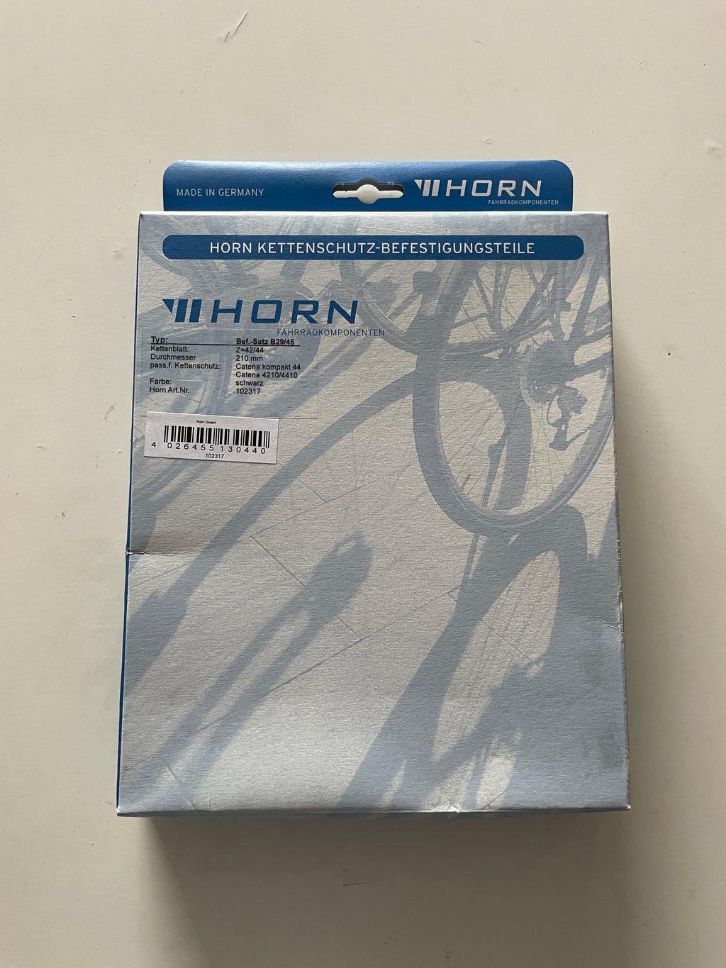 HORN Kettenschutz Brille B29 / 45 Kompatibilität: 42 / 44 - NEU