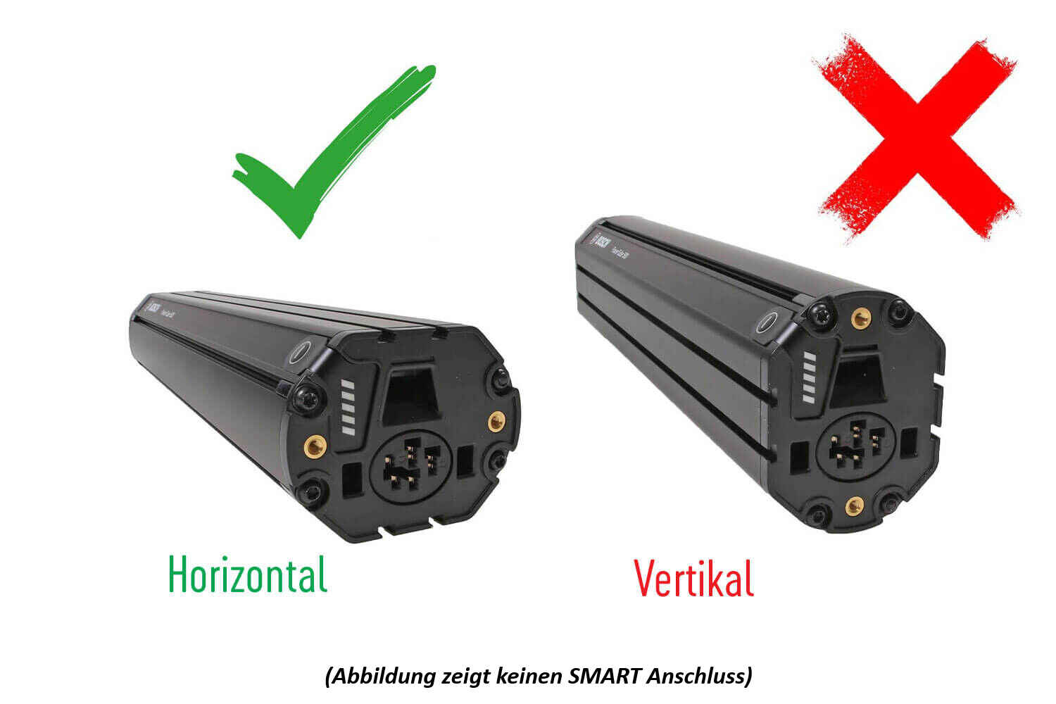 Bosch Powertube 750 - SMART SYSTEM - Energieinhalt (aktuell): 94% -  horizontal - gebraucht